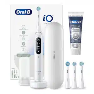Oral-B Zahnbürsten-Set: iO Series 8N + 4 Aufsteckbürsten + Zahnpasta für 149,99€ (statt 165€)