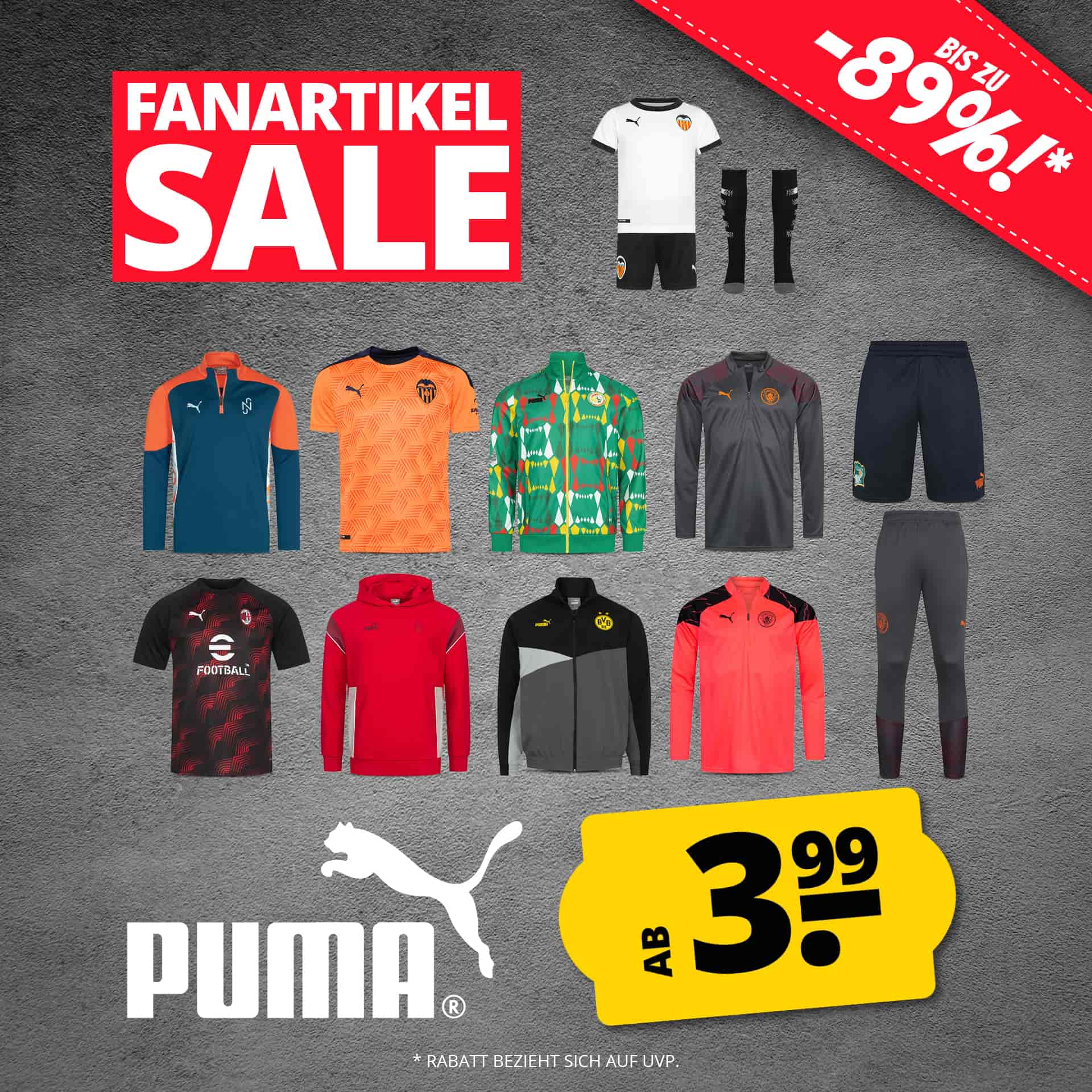 Thumbnail ⚽️ Puma Fanartikel Sale: Jede Menge neue Deals - mit BVB, AC Mailand, DHB und mehr! 🤩