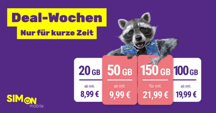 SIMon Mobile Dealwochen