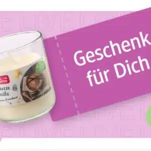 *Vorankündigung* gratis Profissimo Duftkerze & Gewinnspiel bei dm LIVE (dm App)