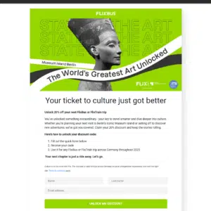 🎉 200 Jahre Museumsinsel Berlin FlixBus feiert mit 20 % Rabatt auf deine Deutschlandreise! 🚌🎨