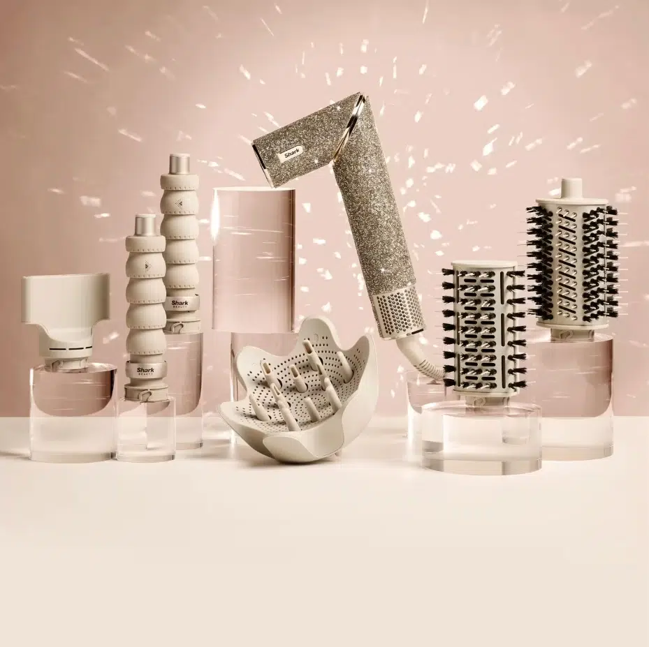Thumbnail Dyson AirWrap Alternative: Haarstyler & Fön Shark FlexStyle Sparkle Limited Gold Diamond Edition für 170,99€