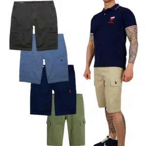 U.S. Polo Assn. Herren-Cargoshorts für 23,99€ (statt 30€) oder direkt 2 Hosen für 34€ (dann ohne Versand!)