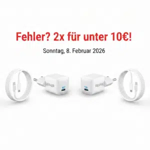 Thumbnail PREISFEHLER?! 🚀 2x Anker 511 Nano 20W USB-C Ladegerät inkl. Kabel für 9,49€ (statt 36€)