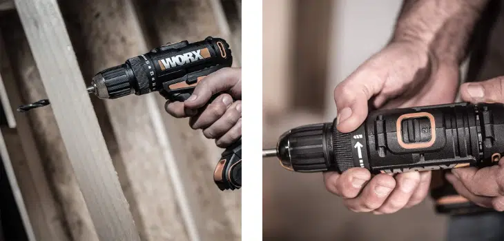 Akku-Bohrschrauber Worx WX152.1 mit 2x 2Ah Akkus