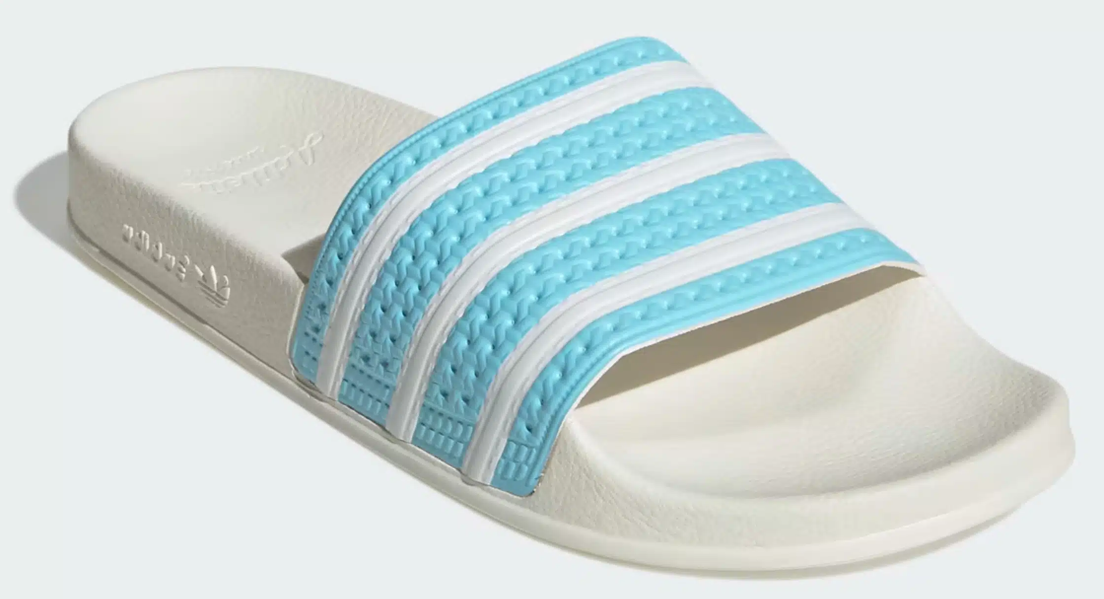 adidas Adilette in Blau und Weiss