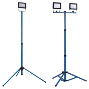 as-Schwabe Optiline LED-Baustrahler mit Stativ: Einzelleuchte für 27,99€ (statt 61€) / Doppelleuchte für 37,99€ (statt 76€)