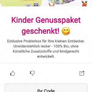 Krümel Genusspaket gratis bei Magenta Moments - nur Versand! 😀