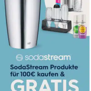 Sodastream Produkte für 100€ kaufen und Alfi Flaschenkühler (40€ Wert) kostenlos dazu erhalten