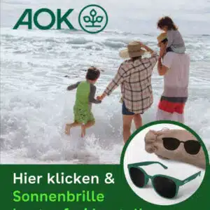 AOK Bayern: Gratis Sonnenbrille