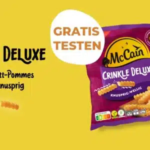 McCain Crinkle Deluxe gratis testen *scondoo*