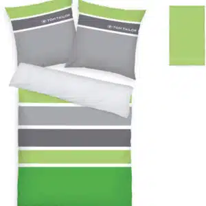 TOM TAILOR Bettwäsche Set Gr. 135cm x200cm in grün ab 5,63€(statt 39,99€)