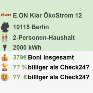 Günstiger als CHECK24 🔌  Tiefstpreise für Strom &amp; Gas bei E.ON ➡️ max. 300€ Boni von E.ON + 100€ BestChoice von DealDoktor 💸