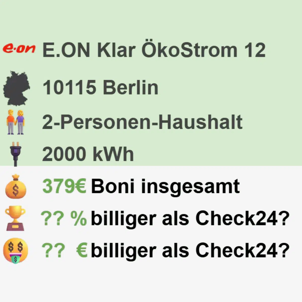 Thumbnail Günstiger als CHECK24 🔌  Tiefstpreise für Strom &amp; Gas bei E.ON ➡️ max. 300€ Boni von E.ON + 100€ BestChoice von DealDoktor 💸