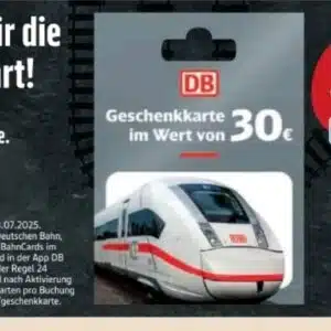 DB Gutschein bei Edeka für 27 statt 30 Euro ( 10% Ersparnis ) &#043; 10fach Paybackpunkte