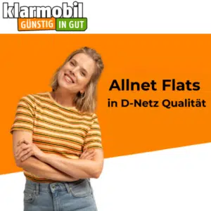 Thumbnail 25GB / 50GB / 100GB 5G Allnet Flat für nur 9,99€ / 14,99€ / 19,99/Monat (auch mtl. kündbar mgl. | klarmobil D-Netz)