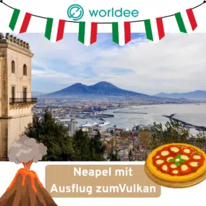 🌋 Neapel mit Ausflug zum Vesuv Vulkan 4 Tage inkl. Flug & Hotel ab 256€ p.P.