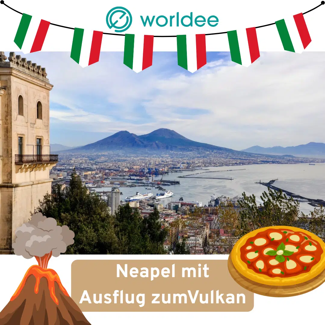 Thumbnail 🌋 Neapel mit Ausflug zum Vesuv Vulkan 4 Tage inkl. Flug & Hotel ab 256€ p.P.