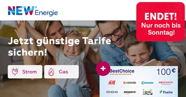 NEW: STROM-HAMMER! 500€ Jahres-Bonus PLUS 100€ BestChoice!!! 💰💰💰