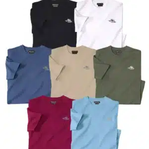 👕 7er-Pack Herren T-Shirts in frischen Farben (M-5XL)