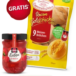 Gratis Coppenrath & Wiese Brötchen bei Kauf von Schwartau Extra