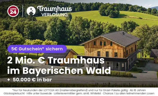 Traumhaus-Verlosung Lotto24