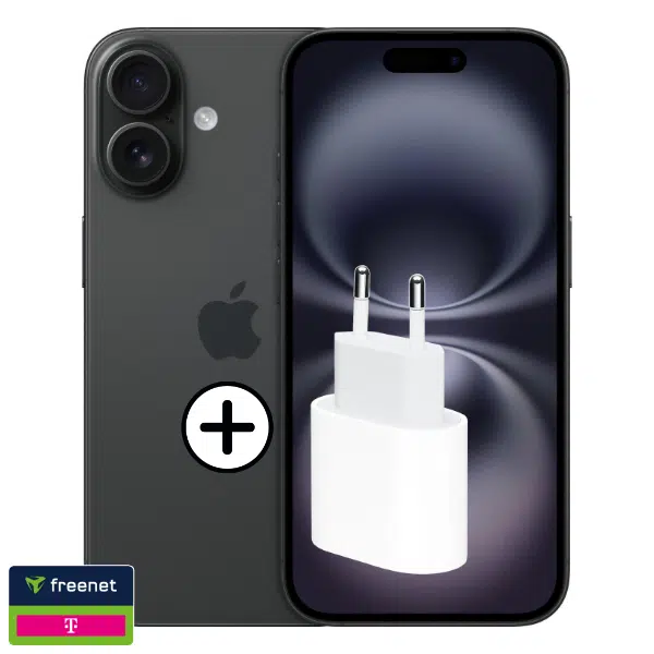 Thumbnail Apple iPhone 16 (256GB) für 49€ + GRATIS Apple Ladegerät + 50€ Wechselbonus + 30GB LTE/5G Telekom Allnet für 34,99€/Monat (freenet Telekom Allnet Flat)