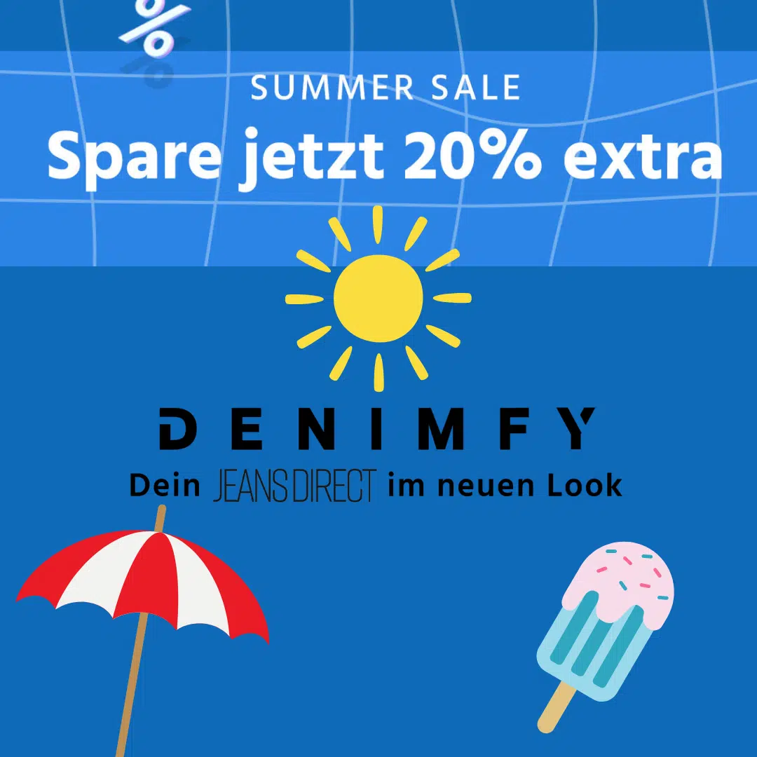 Thumbnail ☀️ DENIMFY: Summer Sale mit 20% extra Rabatt