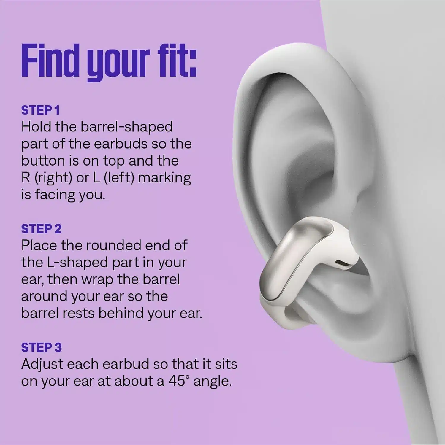 Bose Ultra Open Earbuds Trageanleitung