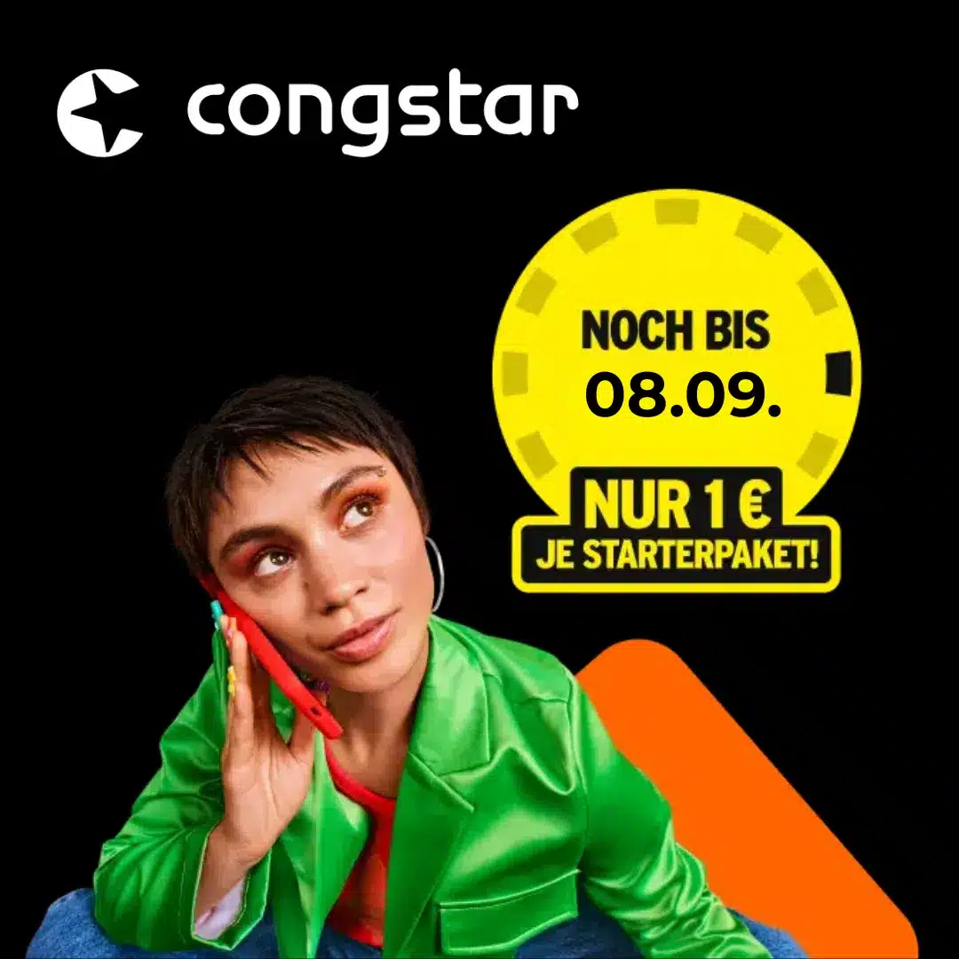 Thumbnail 🔥4 Wochen eff. GRATIS: 🚀 Congstar Prepaid-Tarife - z.B. 40GB 5G Allnet