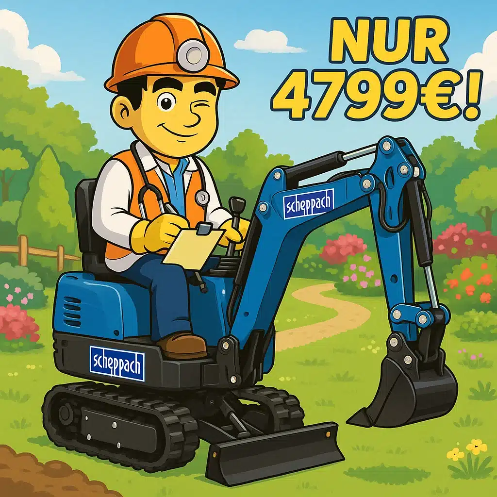 Thumbnail Aldi verkauft Bagger ab 31.08.: Das verrückte Männerspielzeug für 4.799€