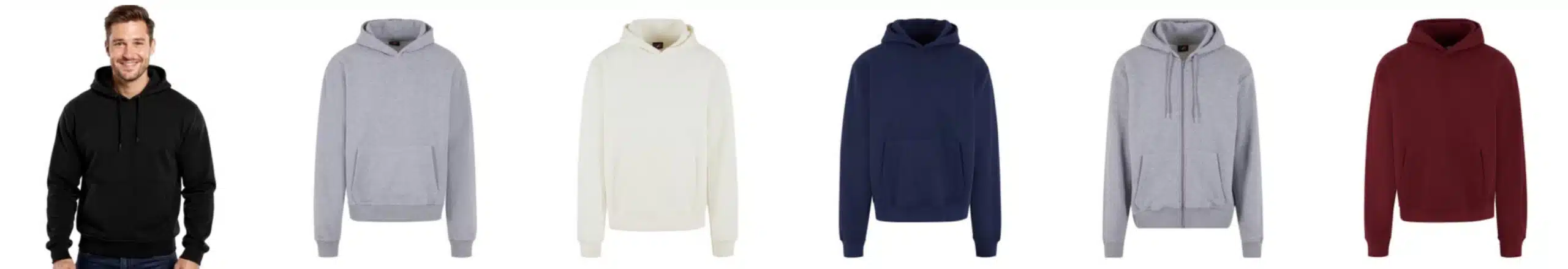 Verschiedenfarbige Herren-Hoodies 