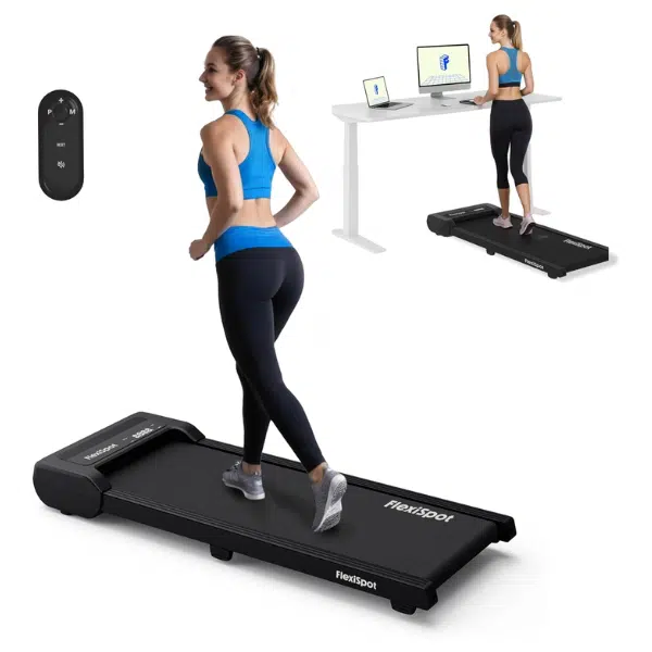 Thumbnail FlexiSpot Walking Pad für unter 130€: Trainieren und anschließend bequem unterm Sofa verstauen 😀