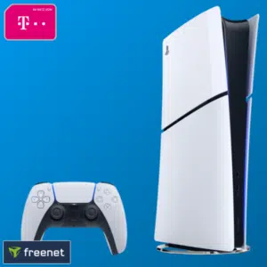 PS5_Slim_Freenet_Telekom_Beitragsbild Thumbnail Eff. GRATIS: PS5 | PlayStation 5 Slim Digital Edition für 0€ + 50GB 5G/LTE Telekom Allnet für 24,99€/Monat + 150€ Wechselbonus + 50€ Cashback + 0€ AP (freenet Telekom Allnet)