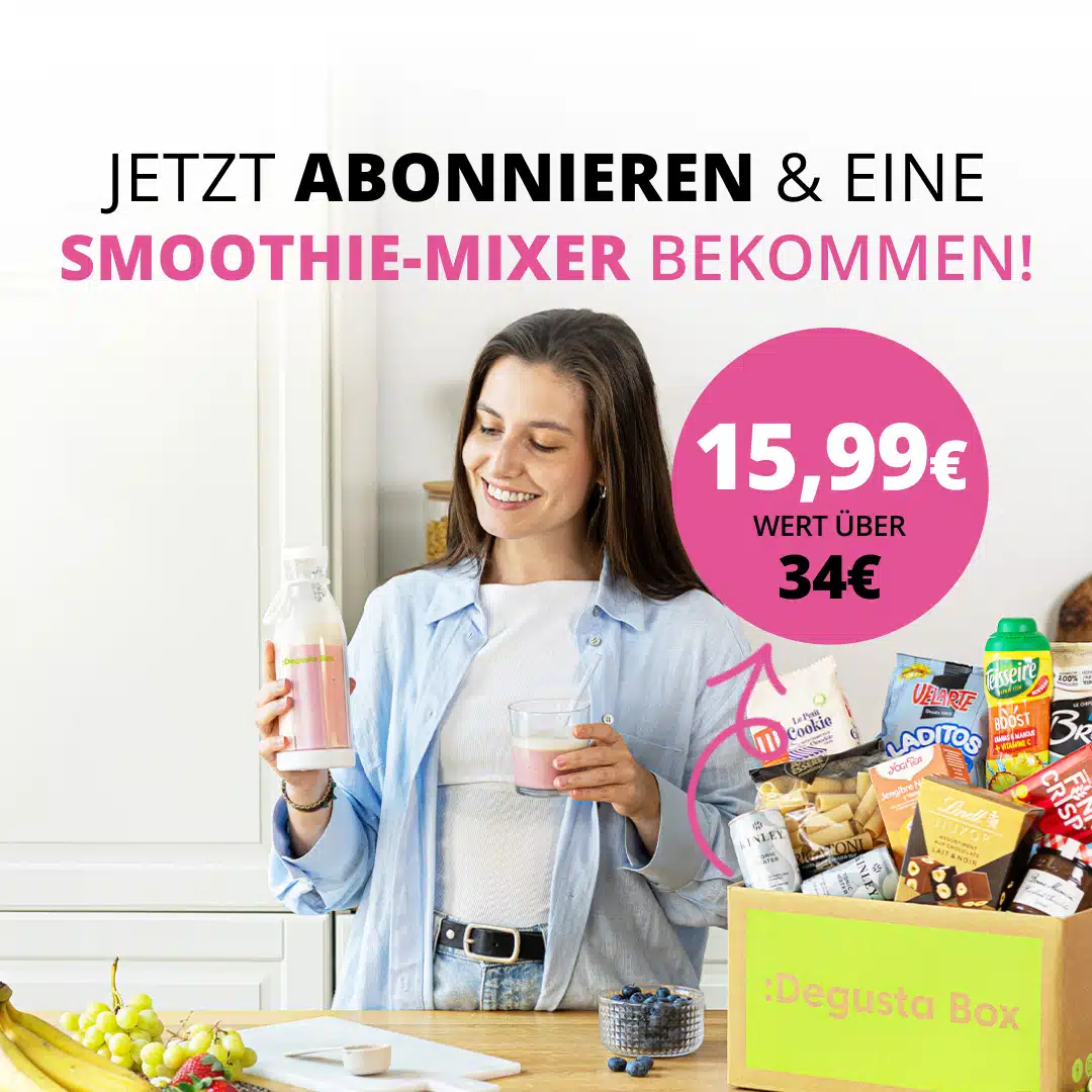 Thumbnail 1. Degusta Box für nur 15,99€ + GRATIS Smoothie-Mixer