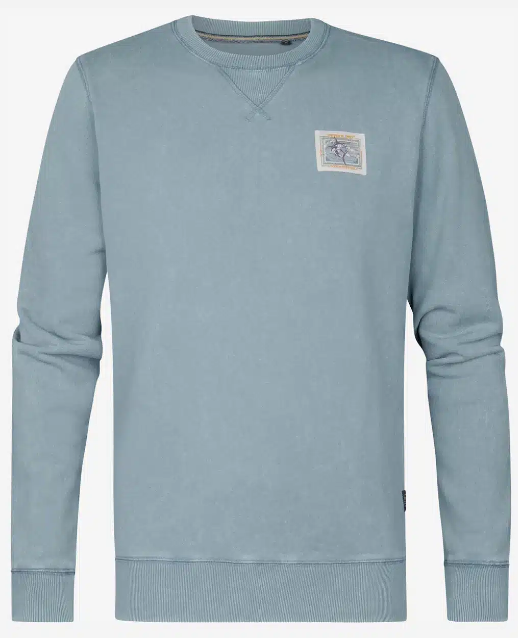 Petrol Industries Sweatshirt 'Gulfstream' in Rauchblau