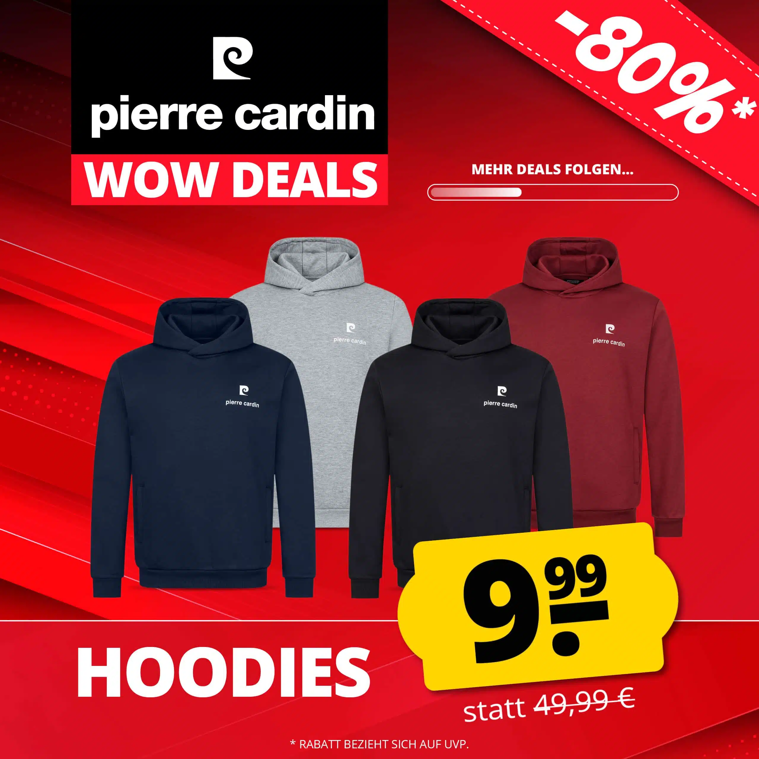 Thumbnail Pierre Cardin Sale bei SportSpar: T-Shirts ab 5,99€, Hoodies 9,99€ zzgl. Versand