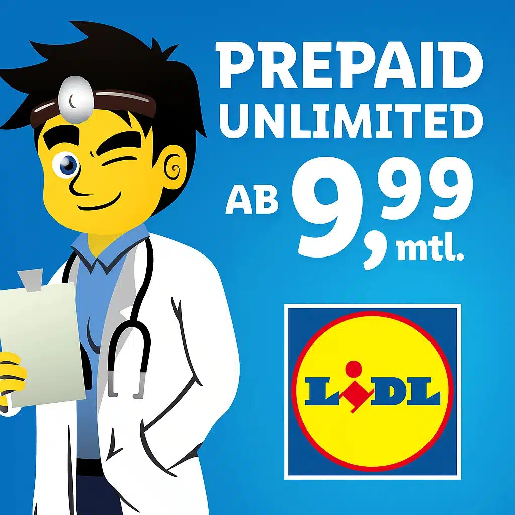 Thumbnail LIDL Connect startet Prepaid Unlimited Tarife ab 9,99€/Monat + 10€ Starguthaben &amp; 10€ Wechselbonus