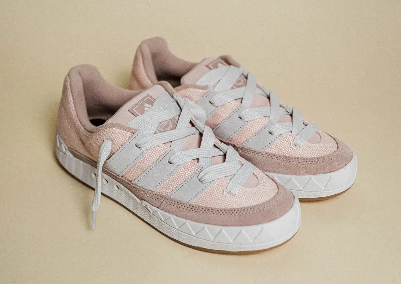 adidas Adimatic Sneaker in Pink / Crystal White