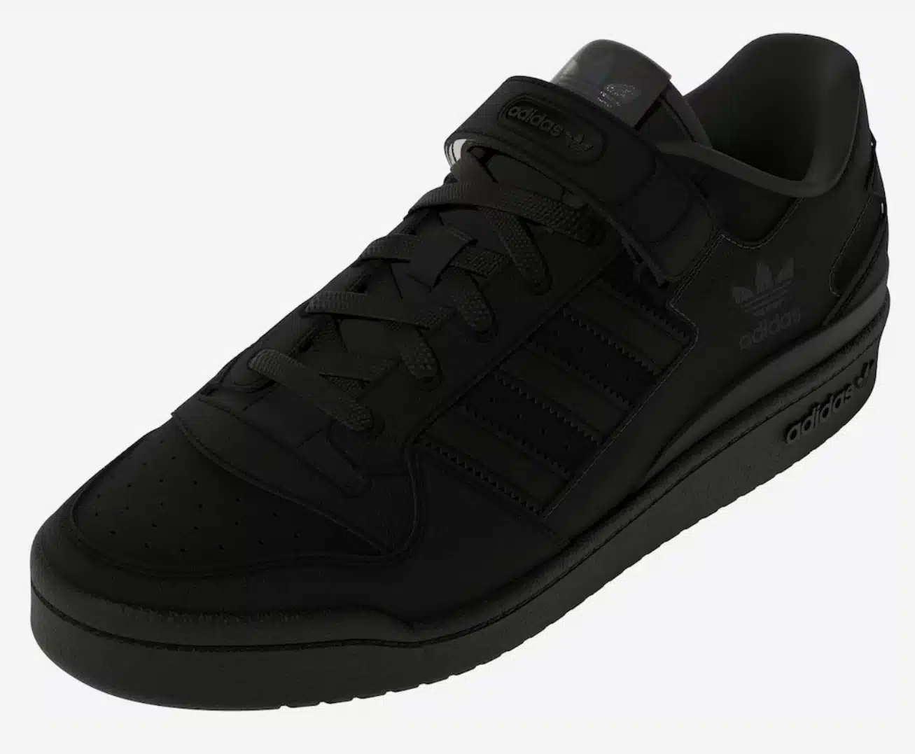 Schwarzer adidas Sneaker Forum Low
