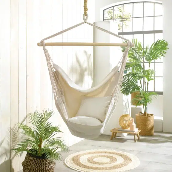 Thumbnail LIVARNO home Hängesessel im verspielten Boho-Look für 13,99€ (statt 23€)