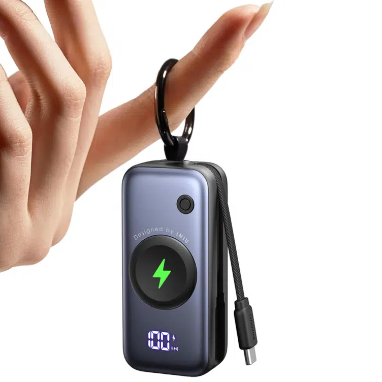 Thumbnail INIU Power Bank 5000mAh 20W PD mini Powerbank mit USB-C Kabel für 11,70€ (statt 23€)