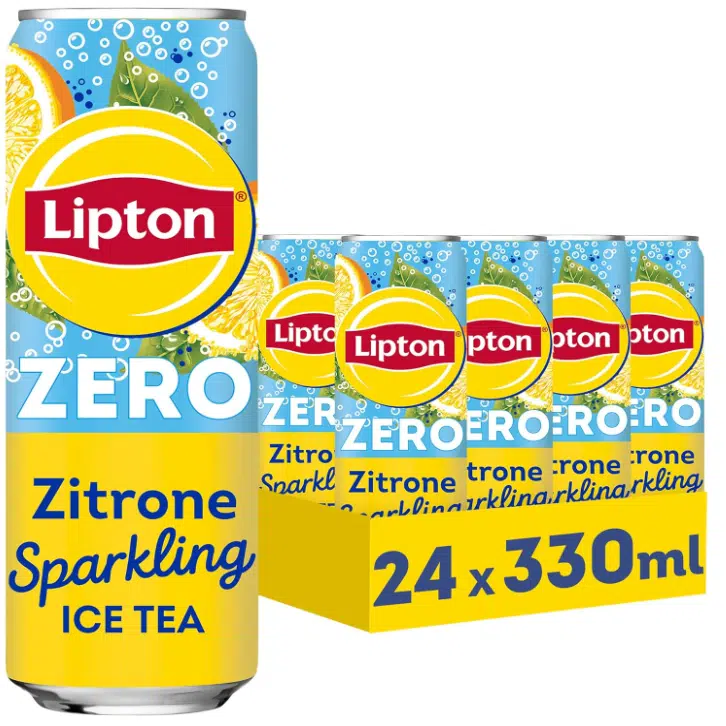 Thumbnail LIPTON ICE TEA Sparkling Lemon Zero 24 x 0.33 l für 13,49€ zzgl. Pfand (statt 23,76€)