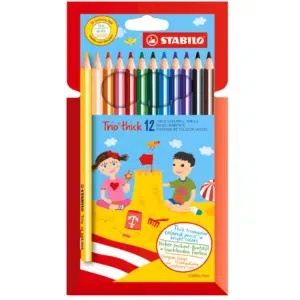 STABILO Farbstifte Trio Thick 12 Stück für 4,73€ (statt 8€)