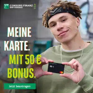 Thumbnail 100€ Bonus für kostenlose Consors Finanz Mastercard! 💸💸💸