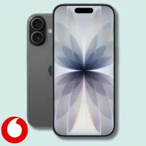 Apple iPhone 17, unten links Vodafone Logo