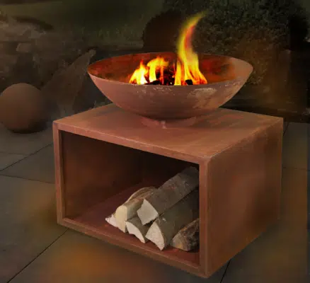 Holzkohlegrill-Feuerschale Buschbeck Rubigo
