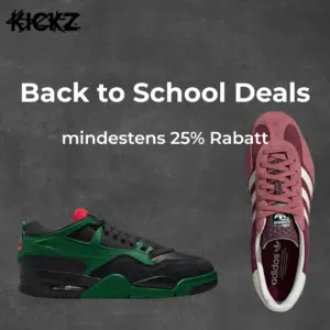 Thumbnail KICKZ Back to School Deals: Mind. 25% Rabatt - z.B. adidas Gazelle, Carhartt Hose, Nike Air Jordans