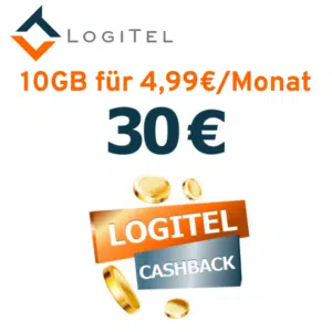 Thumbnail Die neuen allmobil LTE/5G Allnet-Flats bei LogiTel – z.B. 10GB für 4,99€/Monat + 0€ AP + 30€ Cashback 😍 eff. 6 Monate Grundgebührfrei