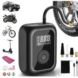 Thumbnail Elektrische Mini-Fahrradpumpe mit Akku für 19,99€ bei Amazon